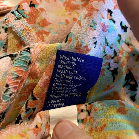 APT 9 Women's Cold Shoulder Relaxed Fit Blouse Sz XXL - Picture 6 of 6